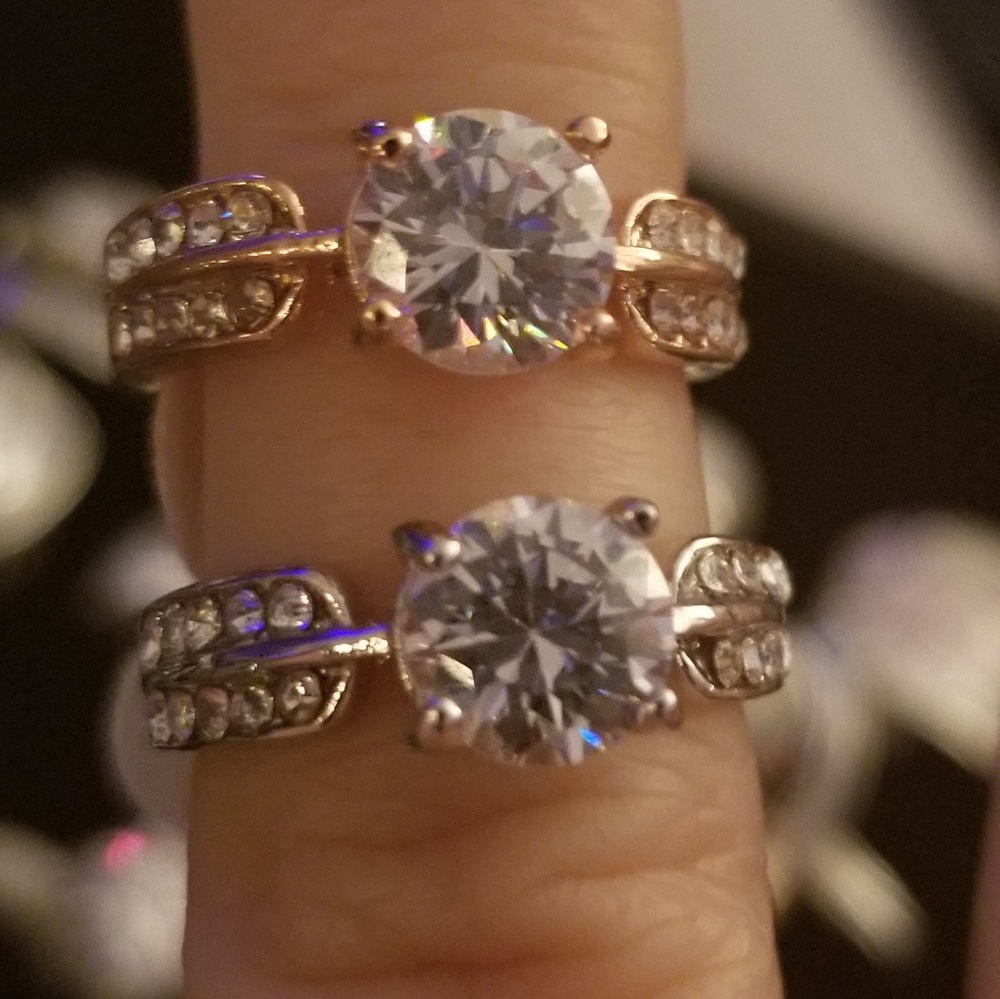 Your Choice Silver or Gold Wedding Ring Size 6